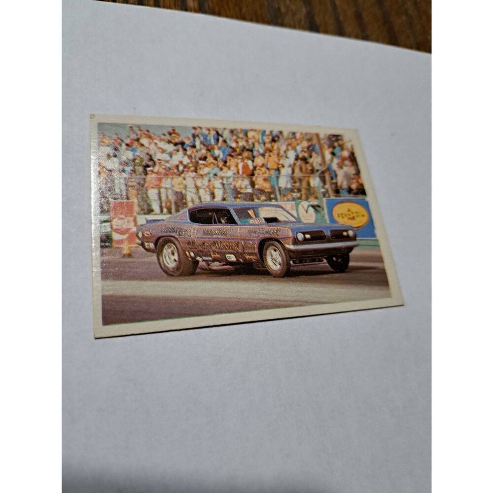 Vintage 1971 Ray Alley Engine Masters Barracuda Fleer Drag Champs Trading Cards